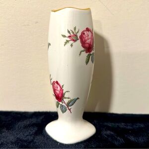 Vintage Lord Nelson Pottery Square Rose Bud Vase